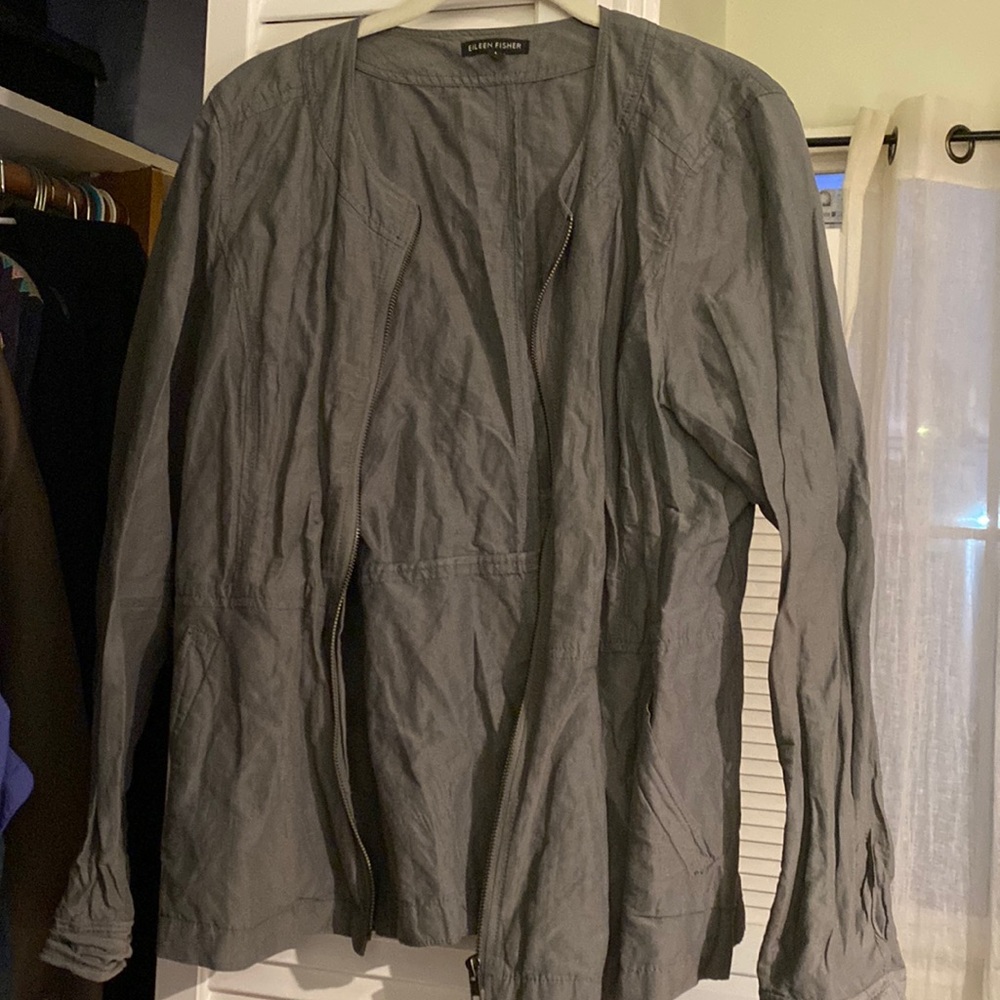 Eileen Fisher sporty jacket Large